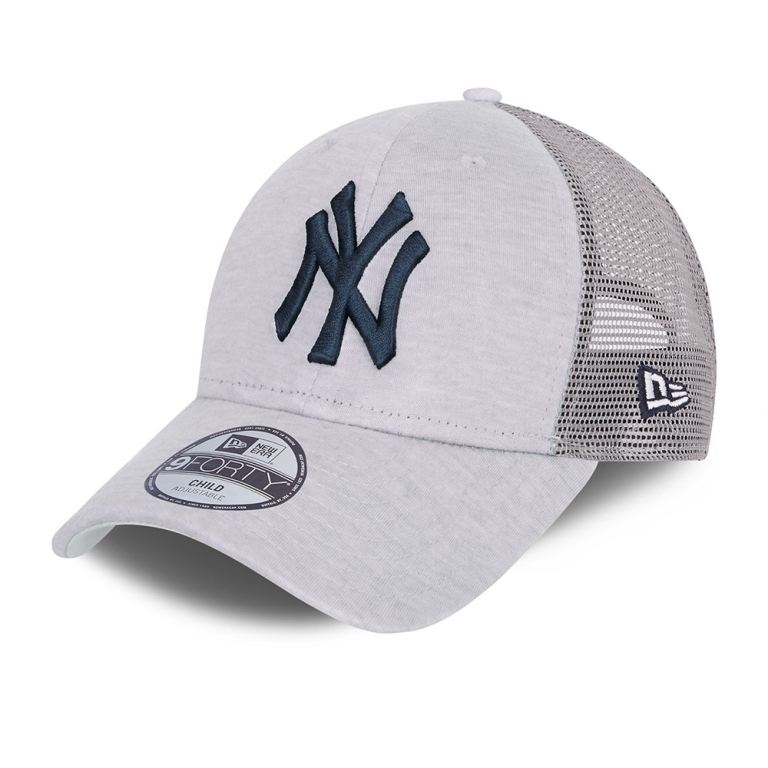 Gorras New Era Mlb Grises - New York Yankees Home Field Kids 9FORTY Trucker 84705IUKJ